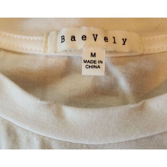 🛍-Bae Vely Lightly Distressed T-Shirt Mountain Scene - Picture 4 of 6